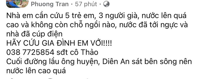Lời cầu cứu ở khu vực Diên Khánh