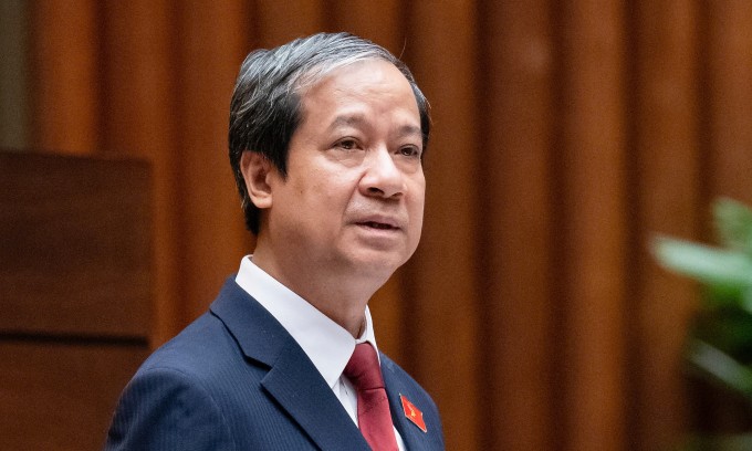 Bộ trưởng Giáo dục và Đào tạo Nguyễn Kim Sơn. Ảnh: Hoàng Phong