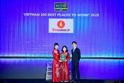 Vingroup thăng hạng trong Top 10 Nơi làm việc Tốt nhất Việt Nam năm 2025