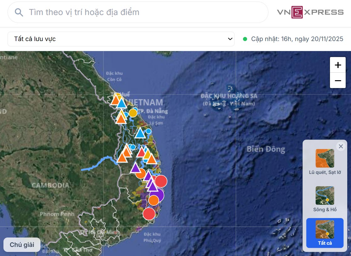 Nguy cơ lũ quét ở Đăk Lăk, Khánh Hòa trong 6 giờ tới - 1