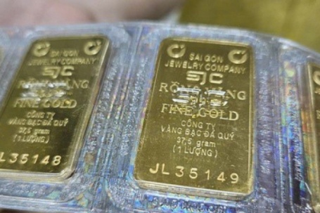 Cuối ngày 20-11, giá vàng miếng SJC, vàng nhẫn lại giảm