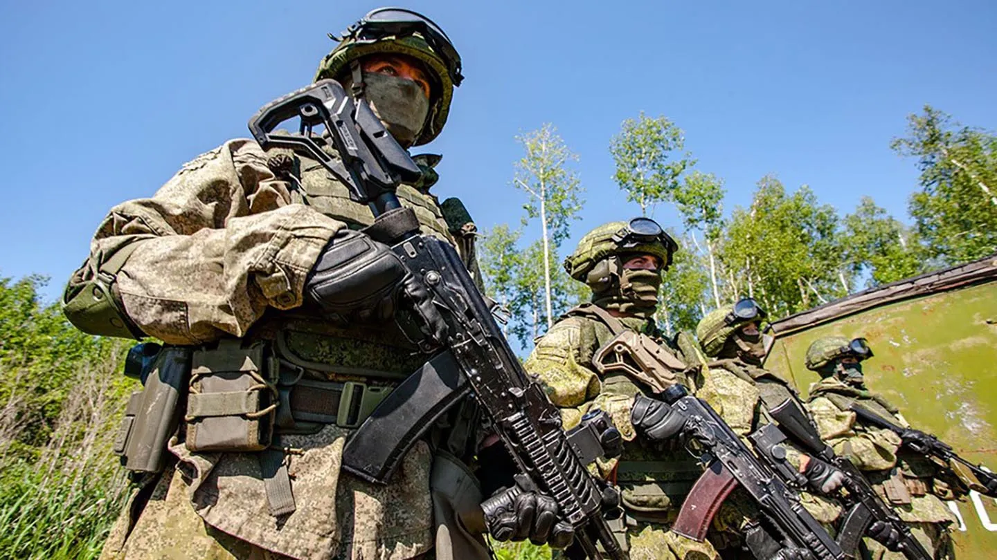 Binh sĩ quân đội Nga. Ảnh: Bộ Quốc phòng Nga/TWZ.