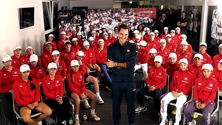 Federer xúc động trong khoảnh khắc xác nhận sẽ được ghi danh vào Hall of Fame năm 2026