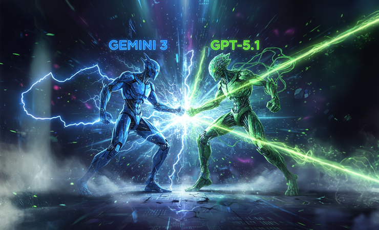 Gemini 3 đối đầu GPT-5.1, ai sẽ chiến thắng?