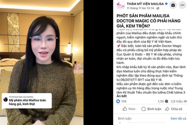  " Soi "  162 mỹ phẩm nhà Mailisa và khuyến cáo từ cơ quan quản lý