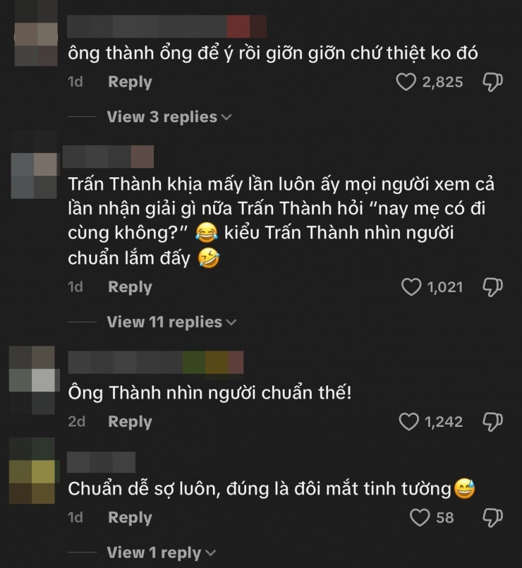 Cư dân mạng nhận xét Trấn Thành.