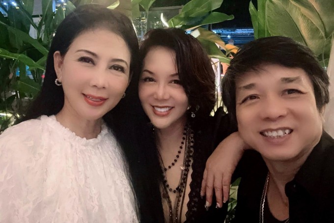 Từ trái qua: diễn viên Diễm Hương, Mộng Vân, nhiếp ảnh gia Đoàn Minh Tuấn. Ảnh: Nhân vật cung cấp