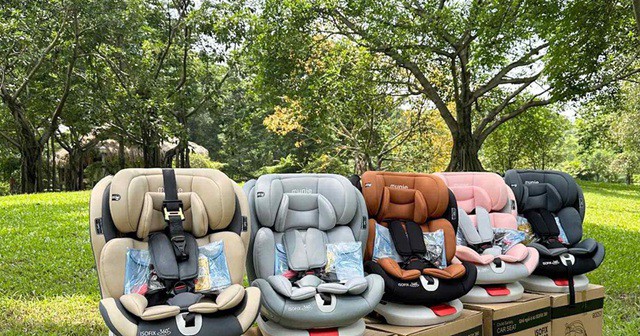 Trên thị trường hiện nay, các dòng ghế an toàn cho trẻ em có mức giá rất đa dạng, nhiều mẫu mã. Ảnh minh họa.