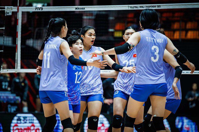Tuyển nữ Việt Nam mơ HCV tại SEA Games 33. (Ảnh: FIVB)