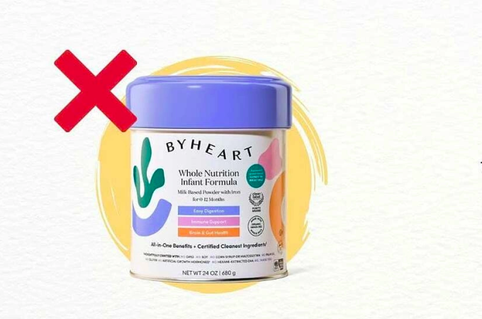 Sản phẩm sữa công thức ByHeart Whole Nutrition.Ảnh WHO cung cấp