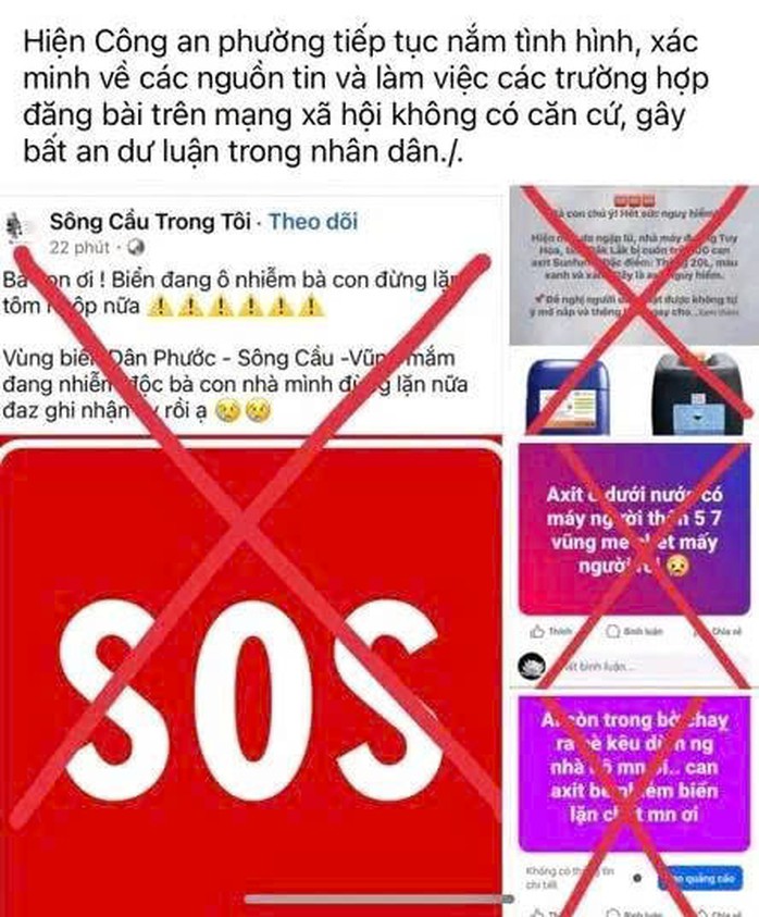 Cơ quan công an sẽ xử lý các trường hợp đăng tải thông tin sai sự thật