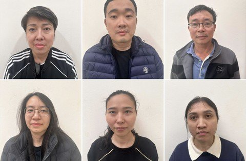 6 đối tượng trong vụ án