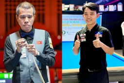 “Trùm bi-a” Quyết Chiến hụt cú “ăn ba”, cơ thủ Việt Nam thi nhau lấy thưởng nóng