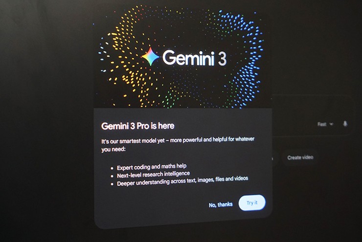 Người dùng không cần phải mua gói AI Pro để được trải nghiệm Gemini 3 Pro.