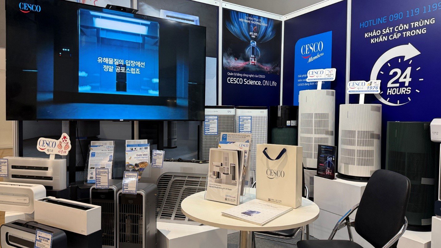 CESCO mang đến Triễn Lãm những thành tựu công nghệ hàng đầu Hàn Quốc