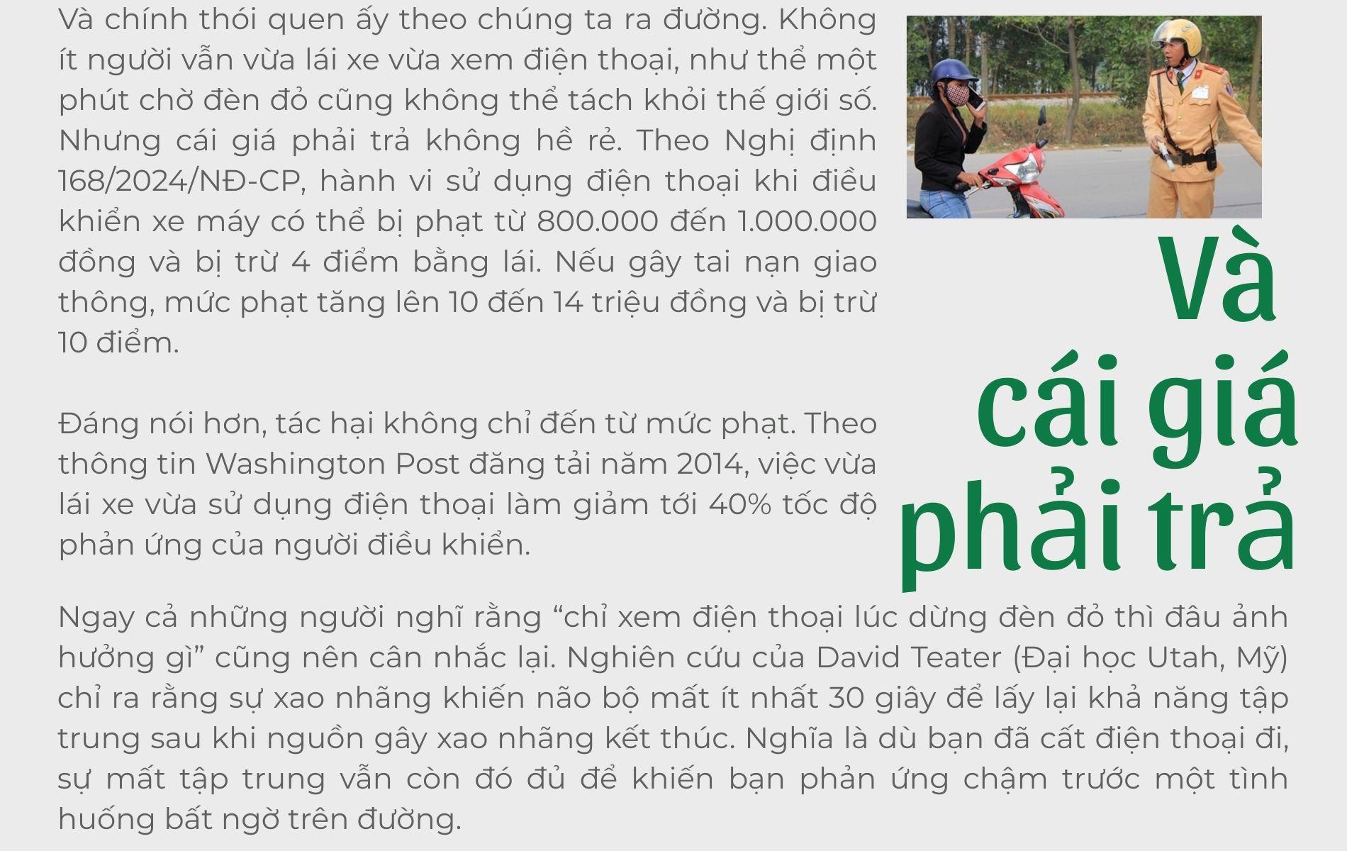 “Thế hệ cúi đầu” và cái giá phải trả cho thói quen xấu khi tham gia giao thông - 11