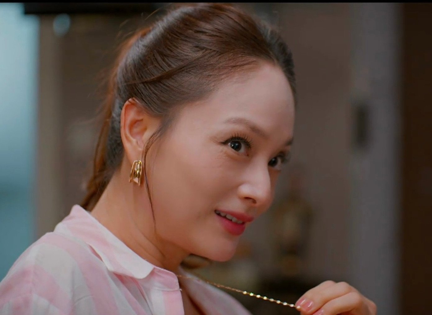 Diễn viên Lan Phương ấn tượng cảnh nhân vật Đăng bị dồn vào chân tường ở tập 40.