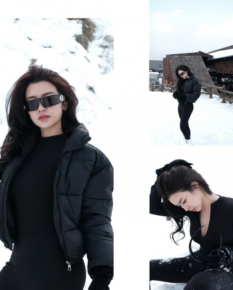 Vốn được mệnh danh là một trong những hot girl, diễn viên trẻ có phong cách thời trang ấn tượng và táo bạo, Quyên Qui (Nguyễn Lê Diệp Quyên) tiếp tục khiến cộng đồng mạng xôn xao khi chia sẻ loạt ảnh chụp giữa khung cảnh tuyết trắng xóa.