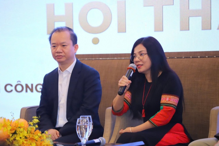 Bà Trần Thị Phương Lan - Vụ trưởng Vụ Văn hóa - Văn nghệ, Ban Tuyên giáo và Dân vận Trung ương. 