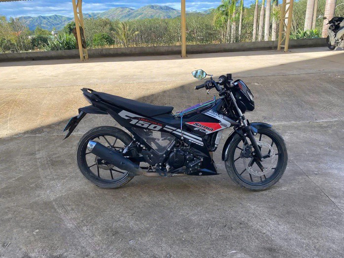 Chiếc xe máy A.N bị tạm giữ sau khi vi phạm giao thông