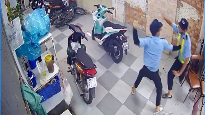 Hình ảnh vụ việc. Ảnh cắt từ camera