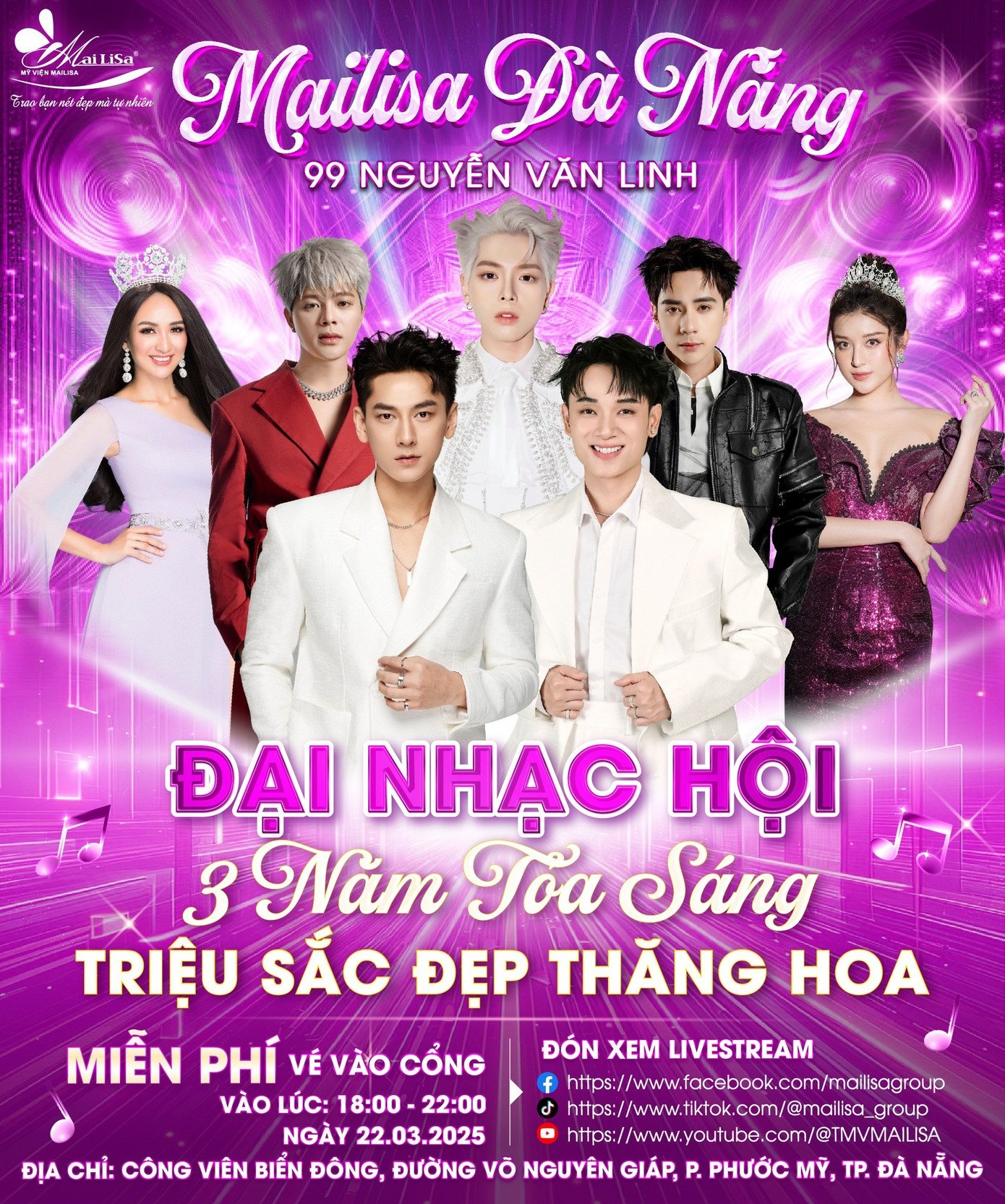 Thẩm mỹ viện tổ chức nhiều đại nhạc hội, quảng bá rầm rộ, mời ca sĩ hot và hoàn toàn miễn phí.