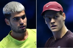 Sinner cán 10 cột mốc đáng kinh ngạc, Alcaraz quyết hạ "Người băng" ở Úc