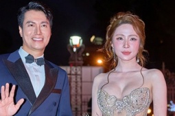 Diễn viên Việt Anh tình tứ bên Quỳnh Nga sánh bước trên thảm đỏ LHP Việt Nam