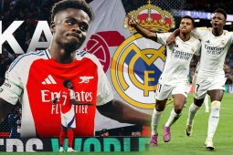 Real khiến Arsenal  " khó thở " : 150 triệu euro cho Saka, thay thế Vinicius - Rodrygo