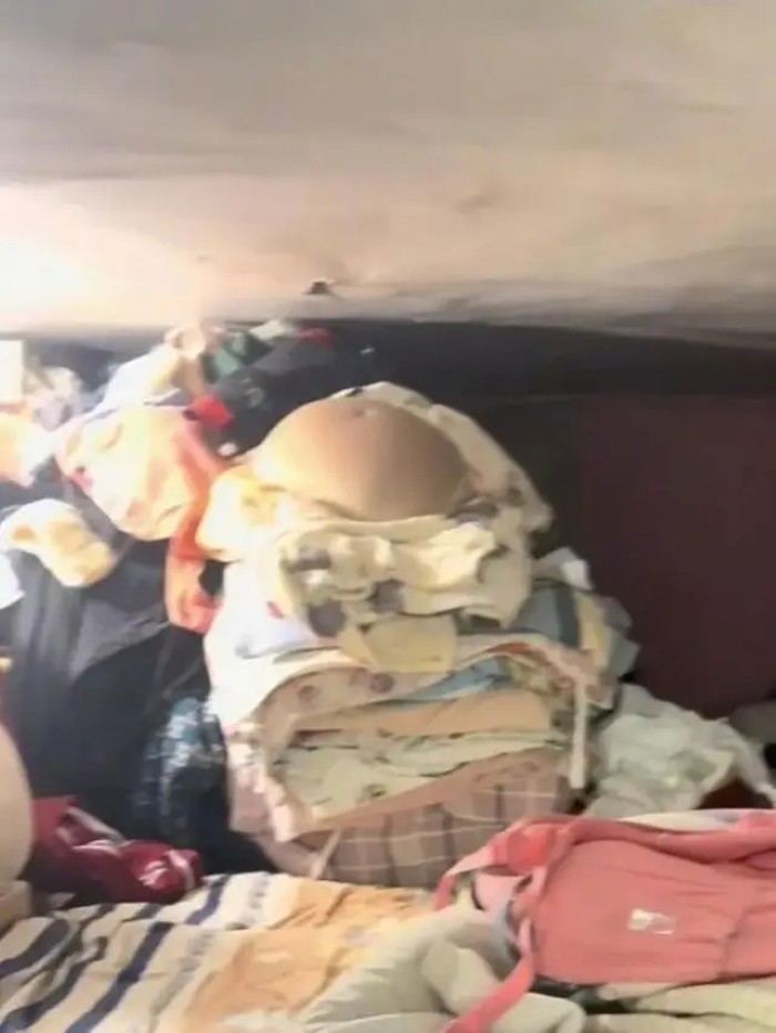 Hình ảnh khiến người xem không khỏi xót xa.