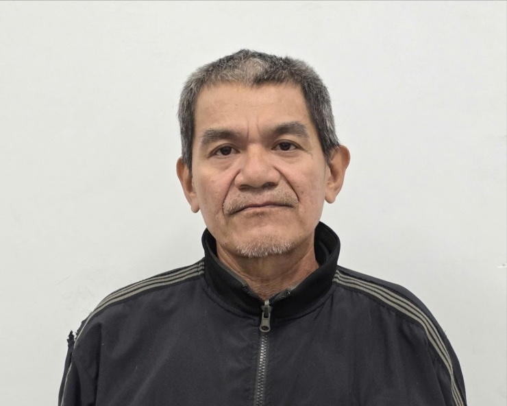 Phạm Phước Ân tại cơ quan công an. Ảnh: CA