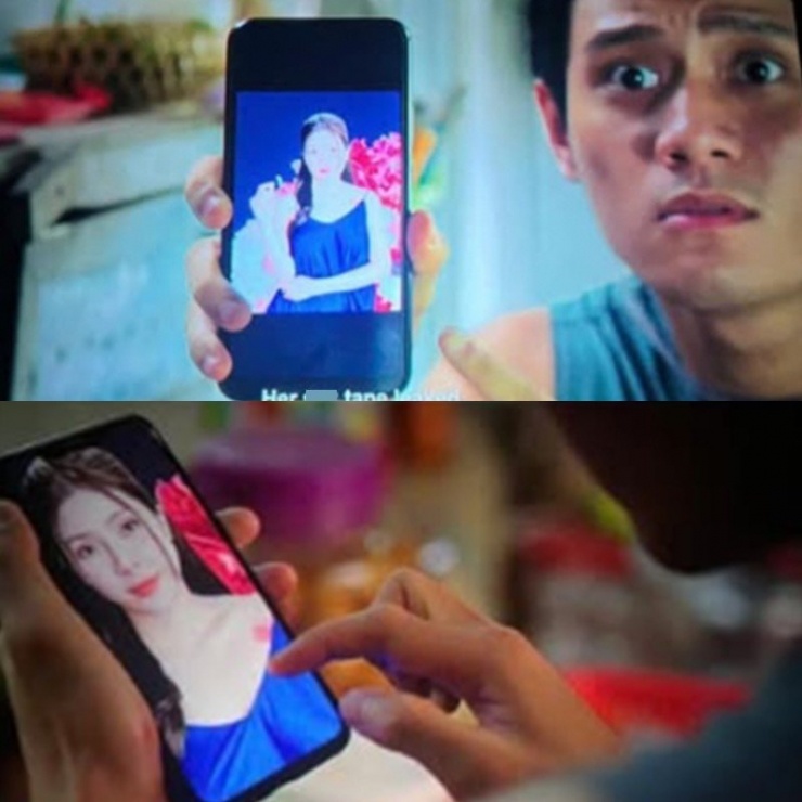 Hình ảnh được cho là Thiên An trong Cưới Vợ Cho Cha lan truyền trên mạng.