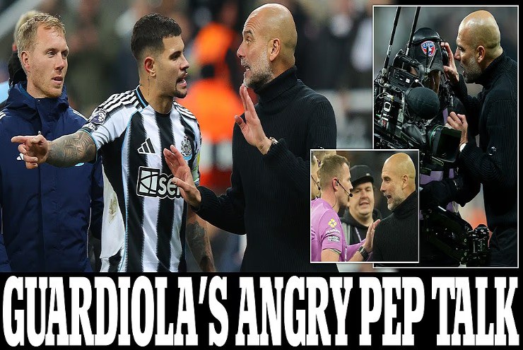 HLV Pep Guardiola giận dữ sau khi Man City thua đau, trút giận vào... quay phim