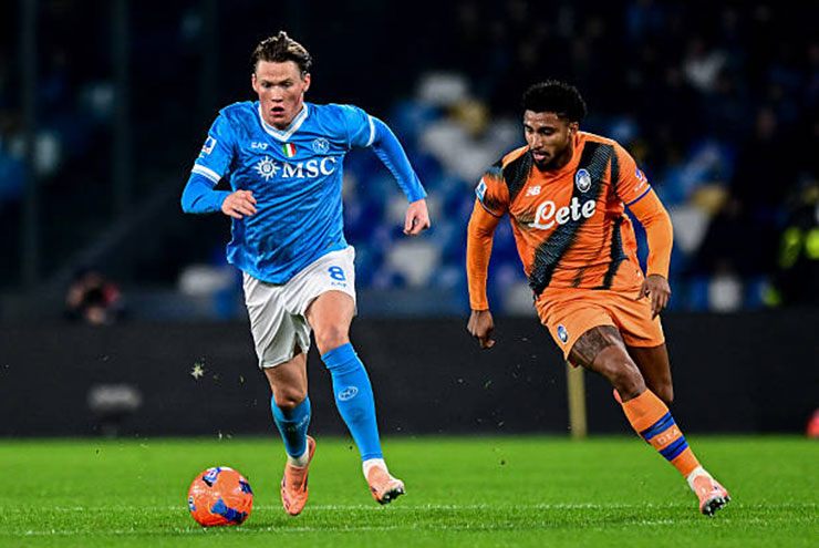 Video bóng đá Napoli - Atalanta: Bùng nổ hiệp 1, tạm lấy lại ngôi đầu (Serie A)