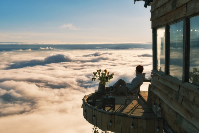 Góc check in ở quán Mị Ơi. Ảnh: Diệp Hữu Đạt