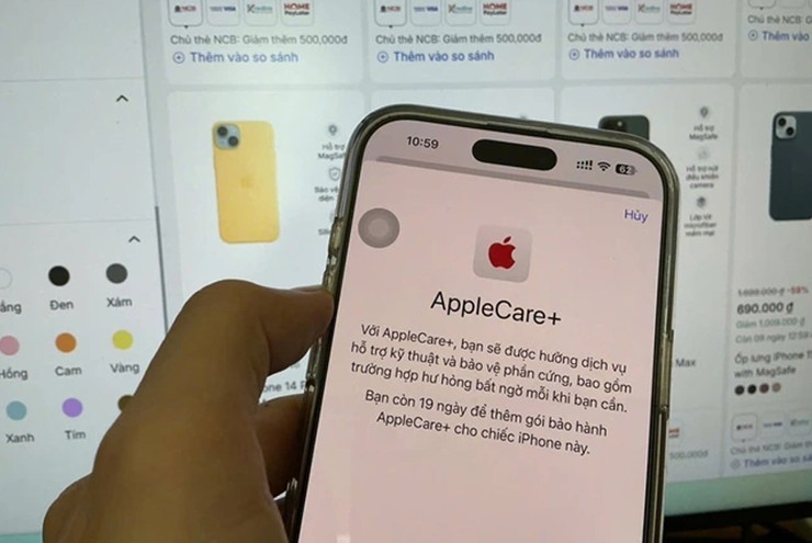 Người dùng có thể mua gói AppleCare+ nếu không thích sử dụng ốp lưng.