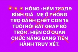 Sự thật về thông tin lan truyền "mẹ đánh con tử vong rồi bắt grab bỏ trốn" ở TP HCM