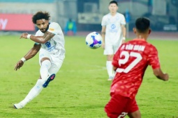 Video bóng đá Nam Định - Long An: Xuân Son mừng hụt, bước ngoặt thay người (Cúp quốc gia)