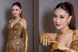 Hoa hậu Phương Linh mang trang phục Cá Chép Hóa Rồng đến với Miss Cosmo 2025