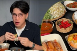 Huy Trần nấu bún riêu cua không nước dùng theo gợi ý của AI