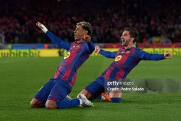 Barcelona về  " nhà "  sau 909 ngày: Camp Nou gieo rắc nỗi sợ, Yamal biểu diễn ma thuật đắm say