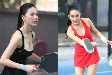 Hoa hậu Quỳnh Hoa tập 2 buổi đã giành giải pickleball, đọ sắc đẹp với dàn mỹ nhân