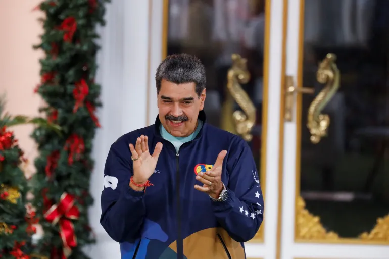 Tổng thống Venezuela Nicolas Maduro đã lên tiếng cáo buộc Mỹ “viện cớ” để gây xung đột quân sự. Ảnh: Reuters.