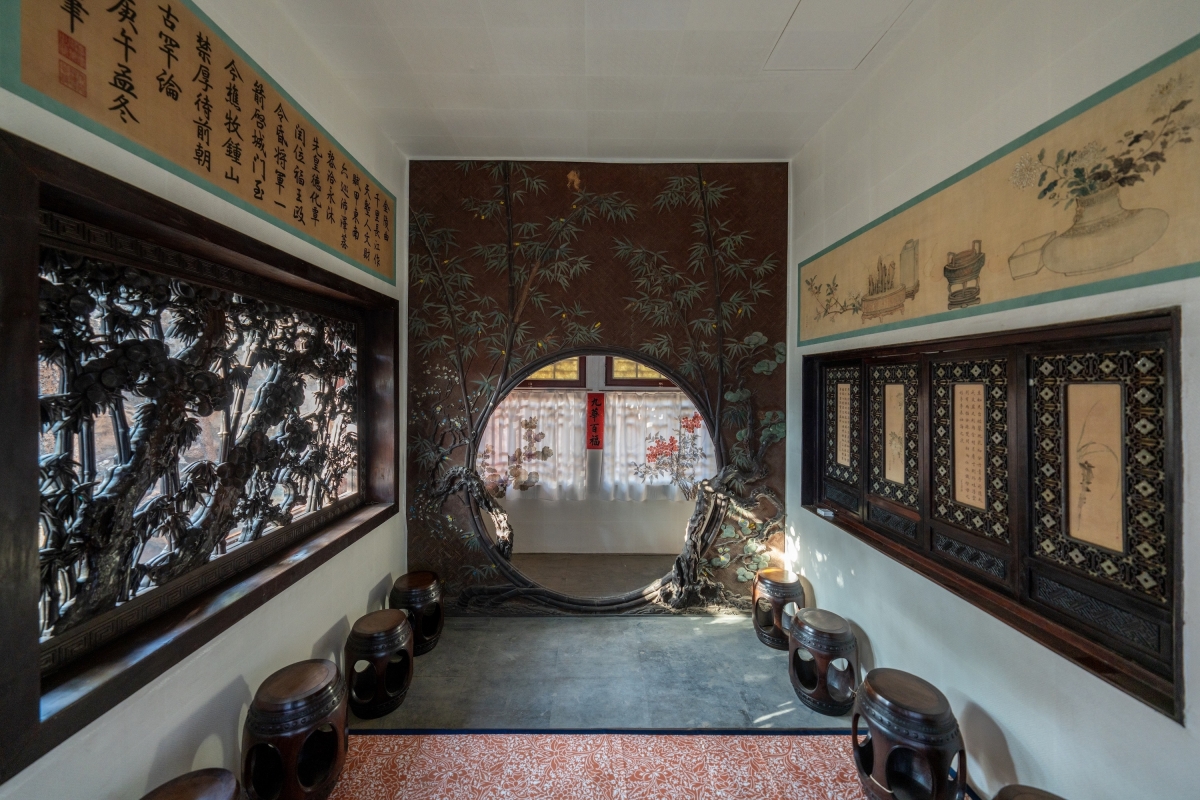 Nội thất Vườn Càn Long được phục chế vào tháng 9 năm 2025. 