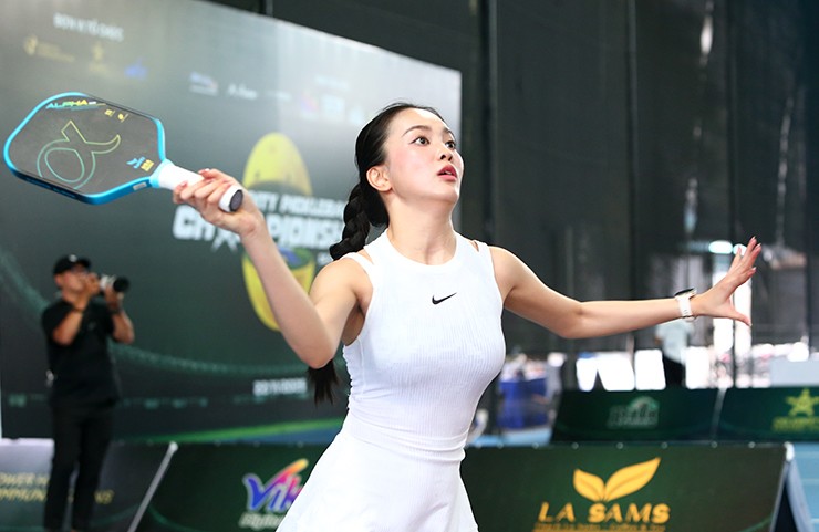 Dàn hoa hậu pickleball khoe đường cong “đốt mắt”, người đẹp Đặng Yến vô địch - 12