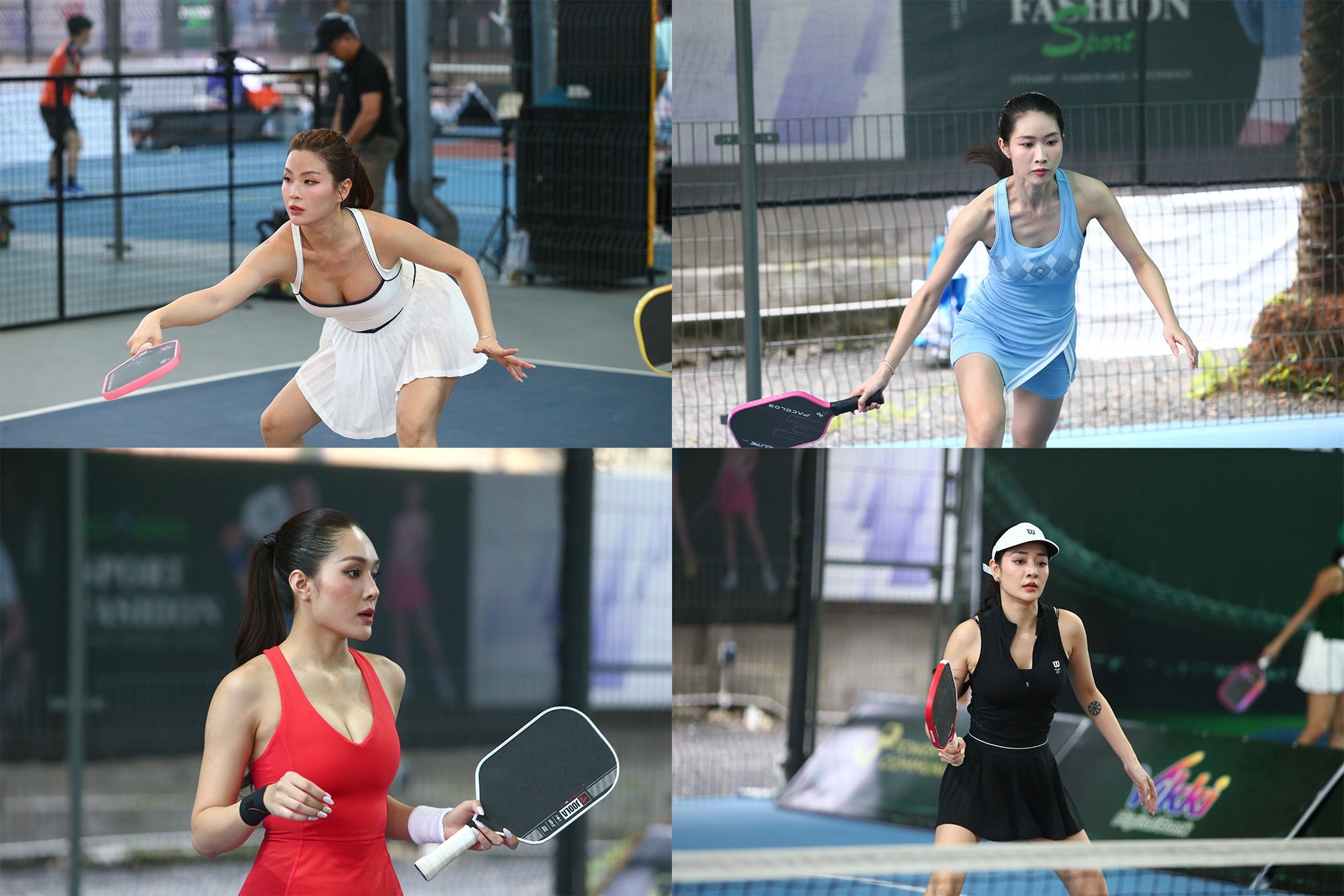 Celebrity Championship được xem là một trong những giải đấu pickleball quy tụ dàn hoa hậu, á hậu hay người mẫu nhiều nhất Việt Nam hiện nay. Ở mùa giải thứ 2 diễn ra vào ngày 22/11 tại TP.HCM mới đây, giải đấu tiếp tục chứng kiến màn “đổ bộ” của hàng loạt mỹ nhân tài sắc, không chỉ so tài pickleball mà còn là màn đọ độ nóng bỏng và nhan sắc rạng ngời.