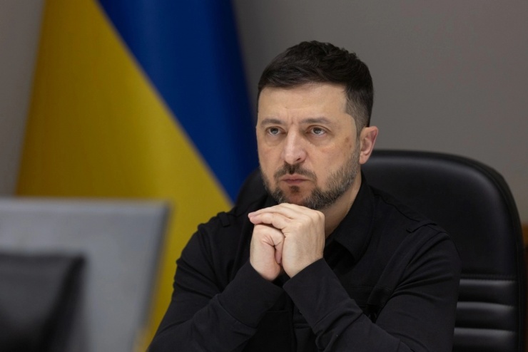 Tổng thống Ukraine Volodymyr Zelensky (Ảnh: Văn phòng Tổng thống qua Kyivpost)