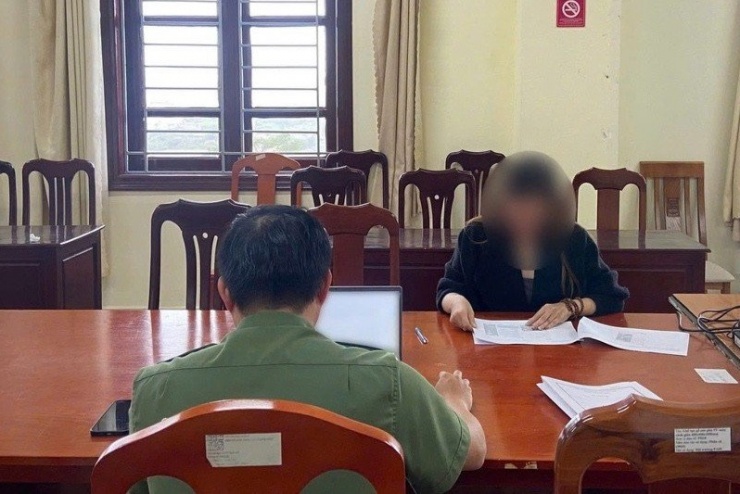 Công an mời các trường hợp sai sự thật lên làm việc.