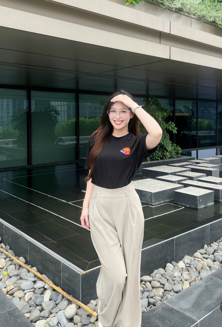 Nguyễn Hà Yến Vy (sinh viên trường Đại học Kinh tế TP.HCM).