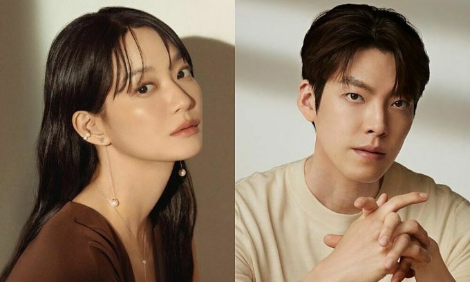 Shin Min Ah, 41 tuổi, và Kim Woo Bin, 36 tuổi, là một những mối tình chị - em nổi tiếng nhất Hàn Quốc. Ảnh: Instagram Shin Min Ah/ Kim Woo Bin